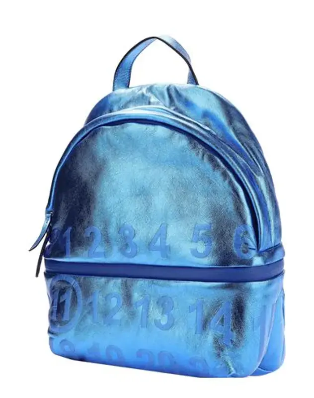 Maison Margiela Backpack & Fanny Pack In Blue $850