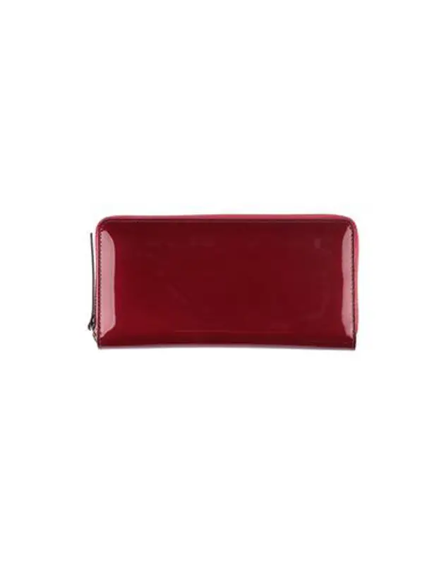 Maison Margiela Wallet In Maroon $410