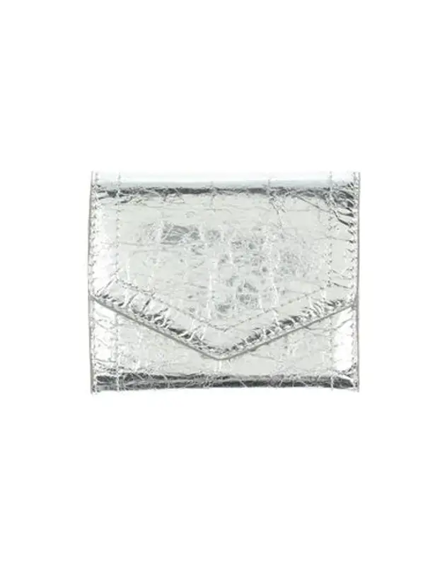 Maison Margiela Wallet In Silver $299