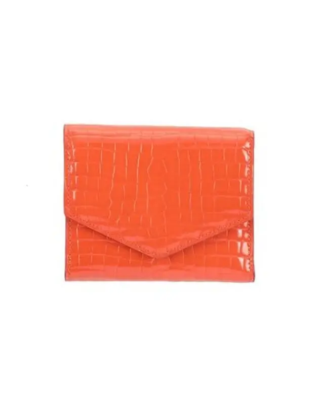 Maison Margiela Wallet In Orange $450