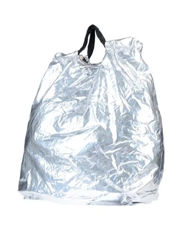 Maison Margiela Backpack & Fanny Pack In Silver $1100