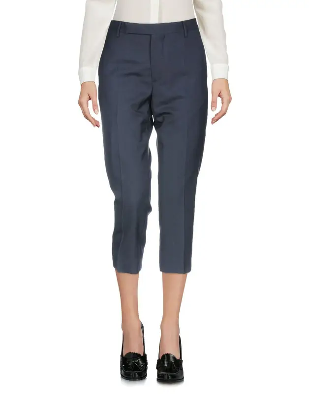 Maison Margiela Cropped Pants & Culottes In Dark Blue $560