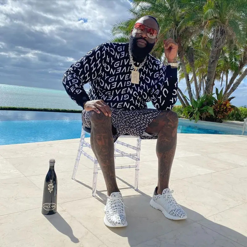 Rick Ross outfit in Givenchy, 2021