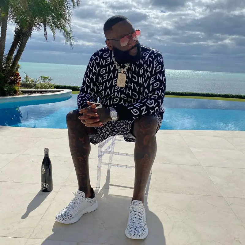 Rick Ross outfit in Givenchy, 2021