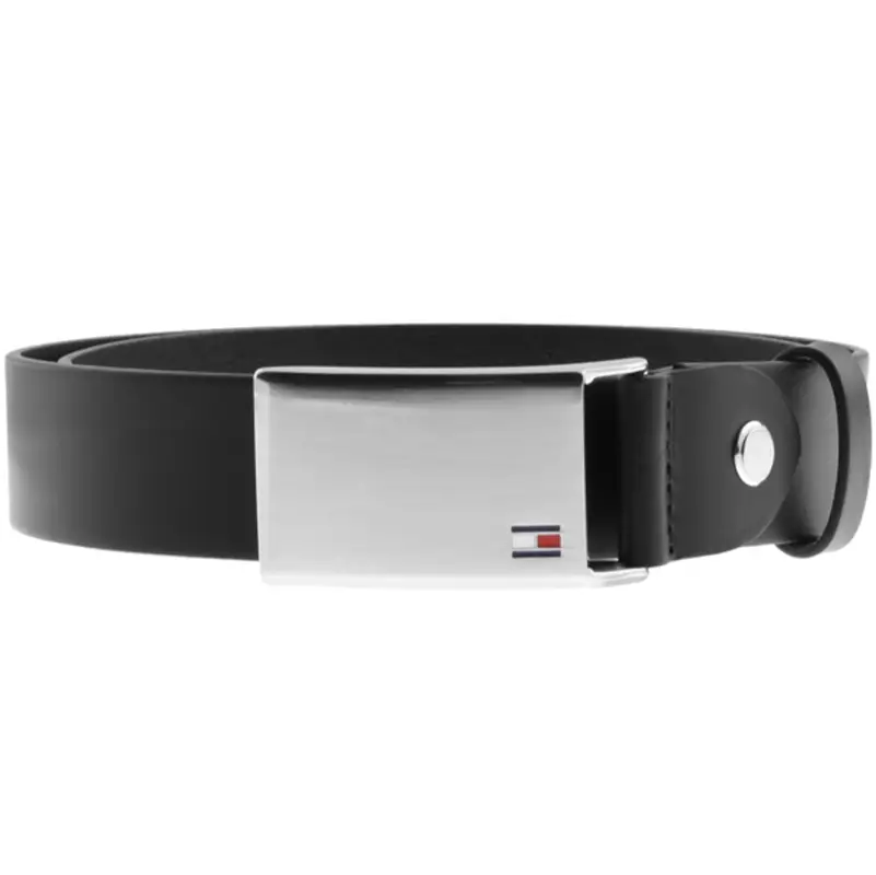 Tommy Hilfiger Tommy Hilfiger Plaque Belt Black $62