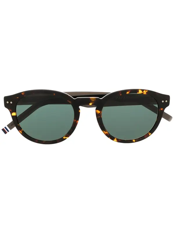 tommy hilfiger tortoiseshell round sunglasses