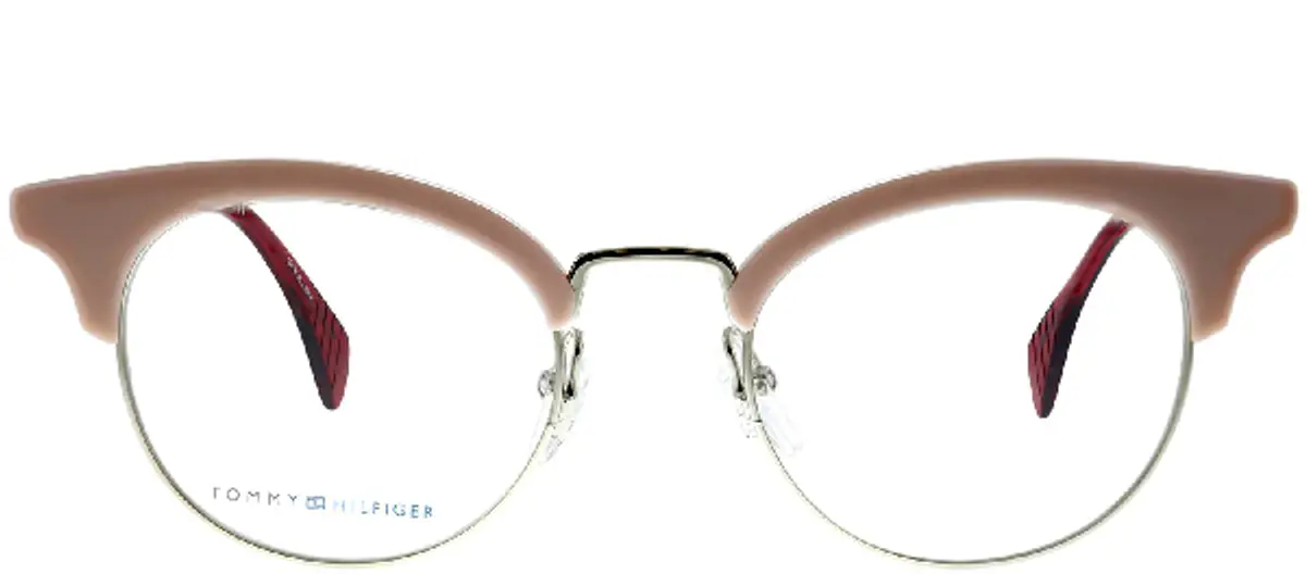 Tommy Hilfiger Th 1540 Cat-eye Eyeglasses In Pink $112
