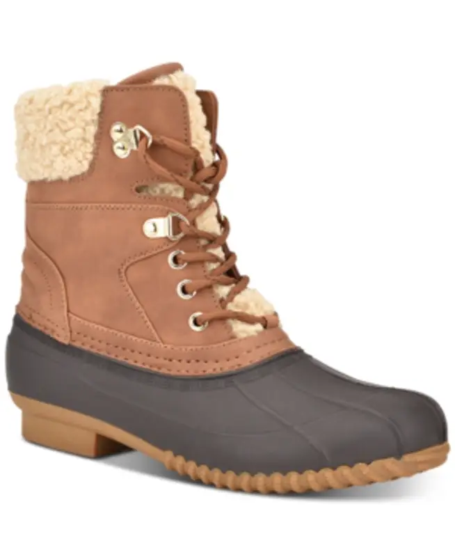 Tommy Hilfiger Rainah Boots Women's Shoes In Luggage $99