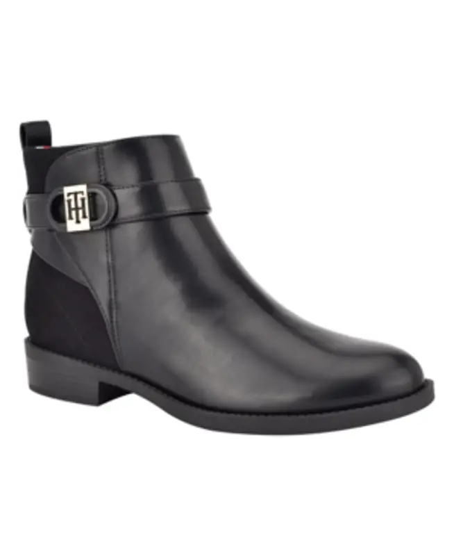 Tommy Hilfiger Women's Isabelo Booties Women's Shoes In Black $99