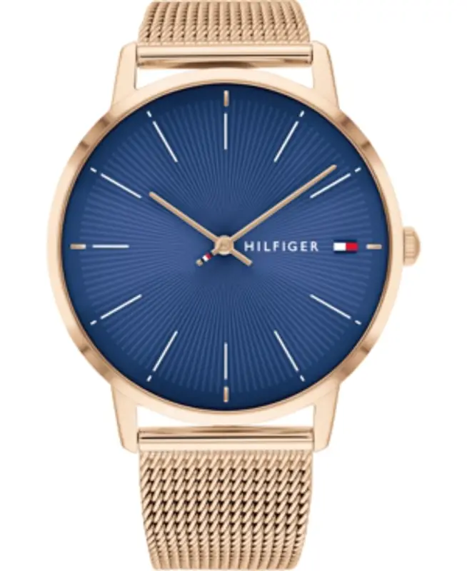 Tommy Hilfiger Women's Carnation Gold-tone Mesh Bracelet Watch 40mm $125