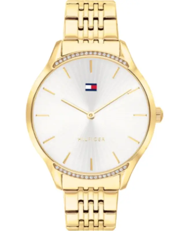 Tommy Hilfiger Women's Gold-tone Bracelet Watch 36mm $135