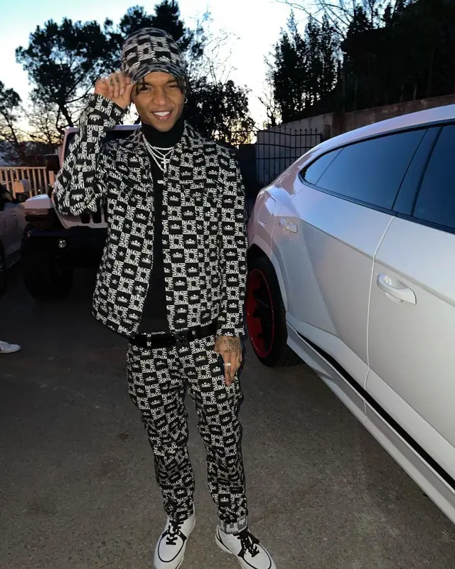 Swae Lee outfit in Chanel and Dolce & Gabbana, 2021