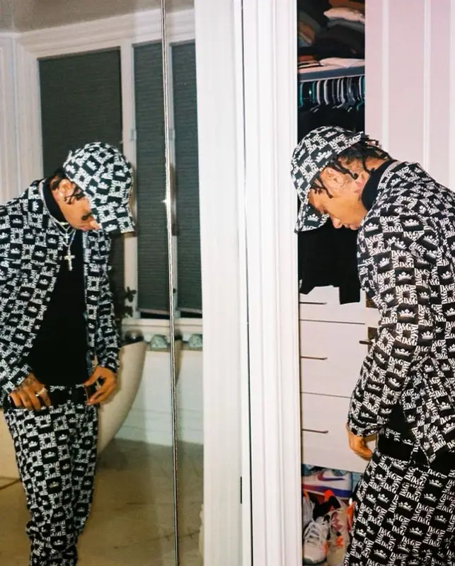 Swae Lee outfit in Chanel and Dolce & Gabbana, 2021