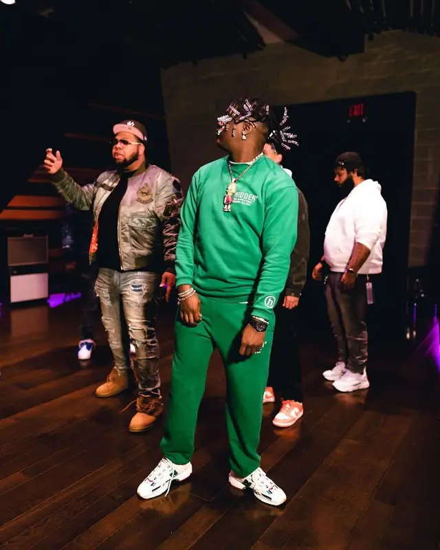 Lil Yachty outfit in Hidden, New Balance, and Aime Leon Dore, 2021