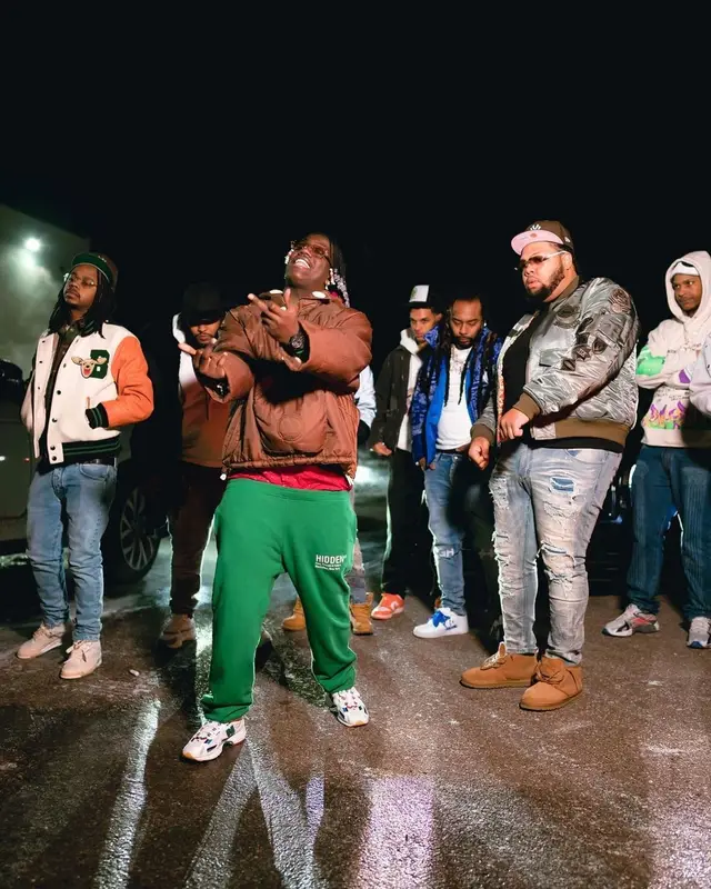Lil Yachty outfit in Hidden, New Balance, and Aime Leon Dore, 2021