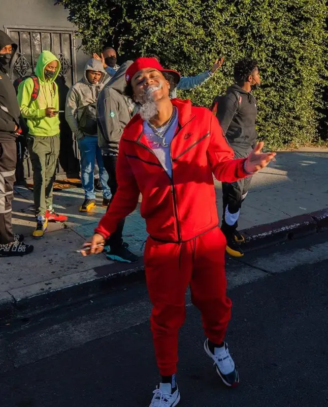 Luh Kel outfit in Nike, Jordan, and New Era, 2021