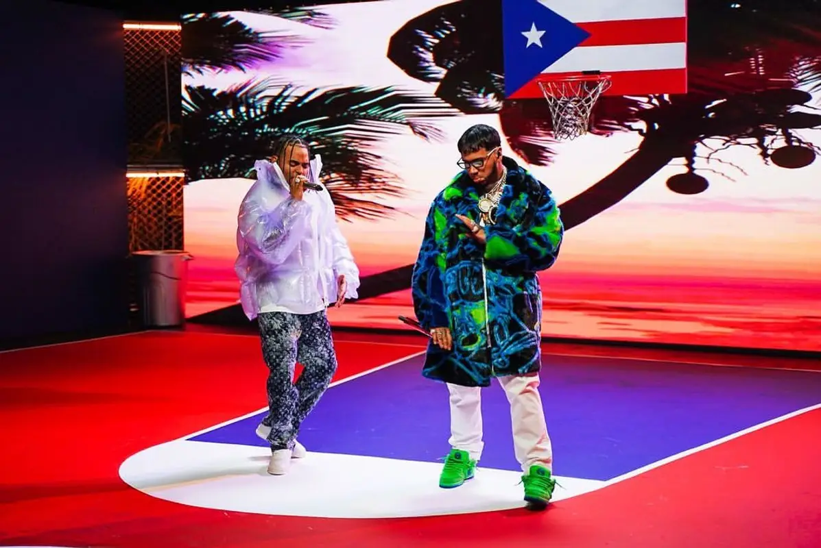 Ozuna outfit in Louis Vuitton, 2021