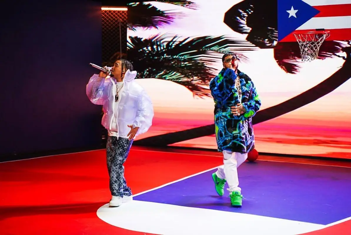 Ozuna outfit in Louis Vuitton, 2021