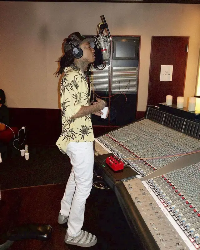 Wiz Khalifa outfit in Dior, 2021