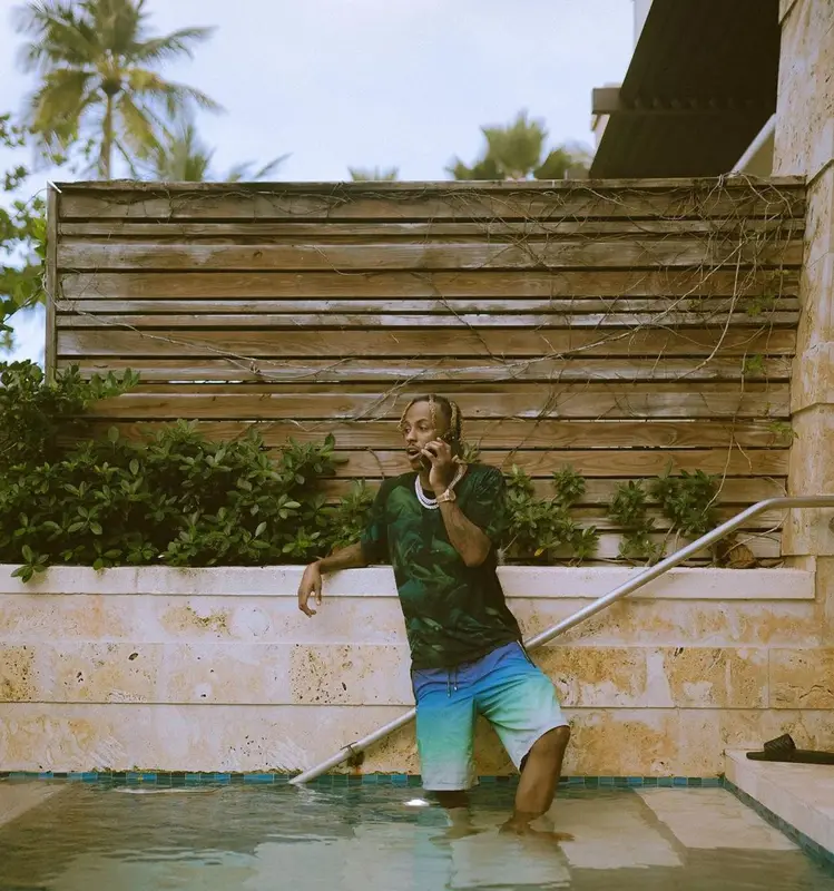 Rich The Kid outfit in Givenchy, Fendi, and Gucci, 2021