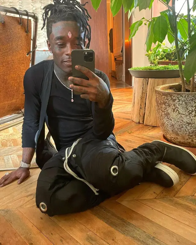 Lil Uzi Vert outfit in Rick Owens and Elliot Eliantte, 2021