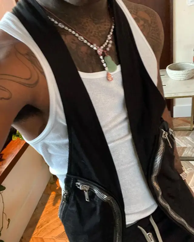 Lil Uzi Vert outfit in Rick Owens and Elliot Eliantte, 2021