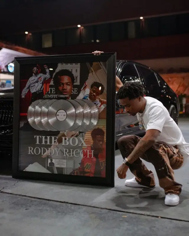 Roddy Ricch outfit in Casablanca, Gallery Dept., and Nike, 2021