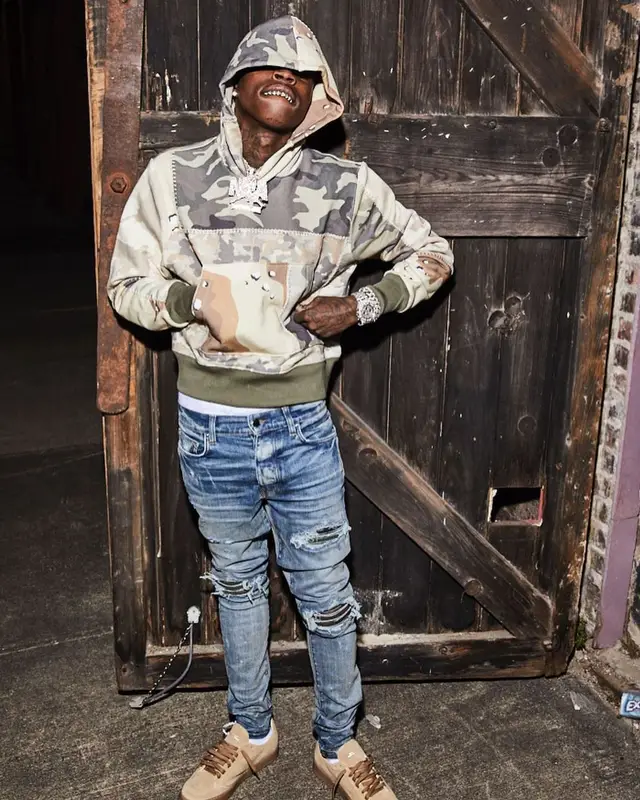 Quando Rondo outfit in Amiri, 2021