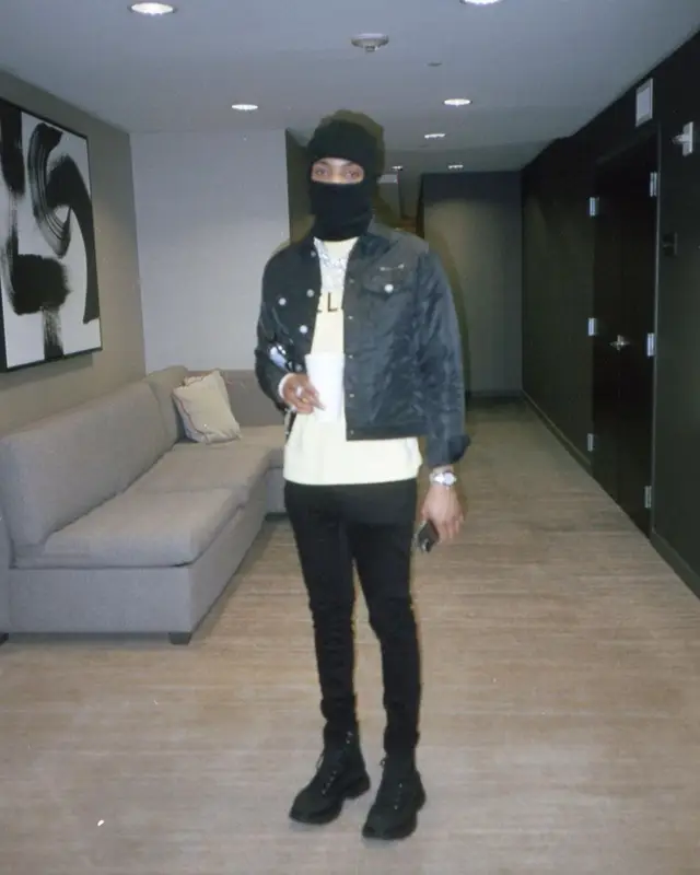 G Herbo outfit in 1017 Alyx 9SM, Celine, and Amiri, 2021
