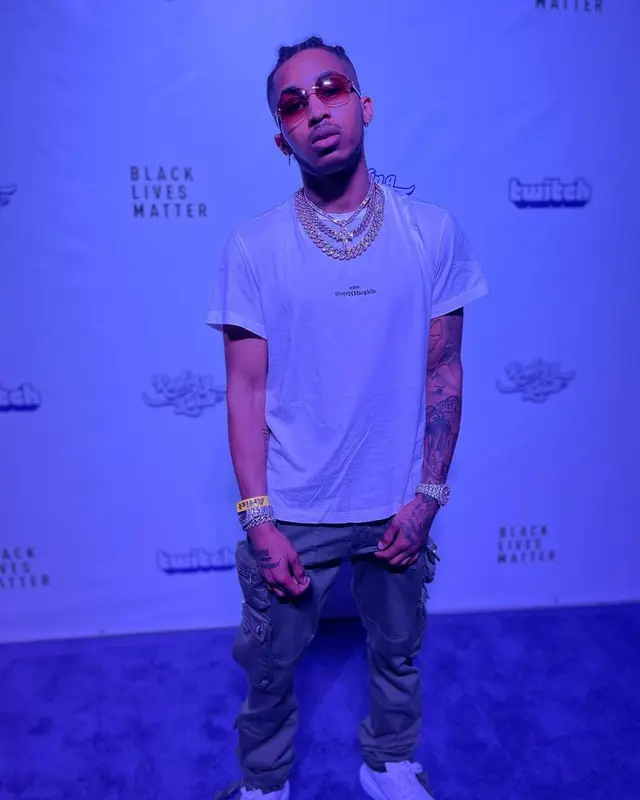 DDG outfit in Maison Margiela, Amiri, and Cartier, 2021