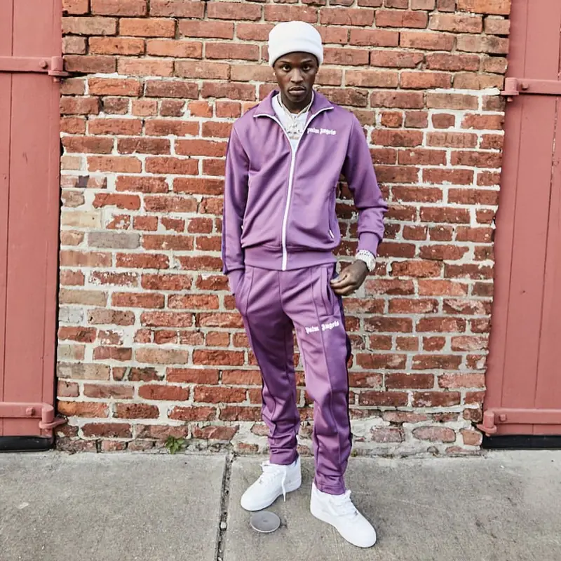 Quando Rondo outfit in Palm Angels and Nike, 2021