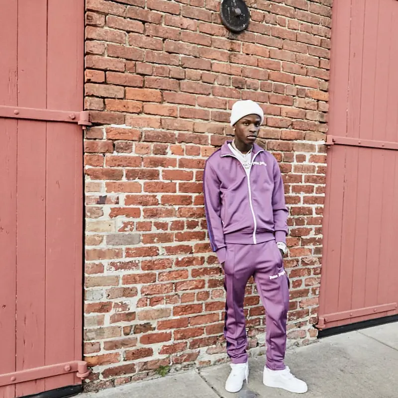 Quando Rondo outfit in Palm Angels and Nike, 2021