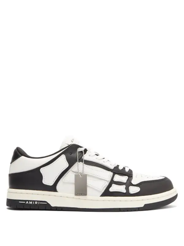 Amiri Skeleton Bone Low-Top Black Sneakers | WHAT'S ON THE STAR?