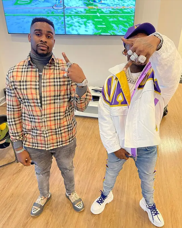 DaBaby outfit in Nike, Amiri, and Ambush, 2021