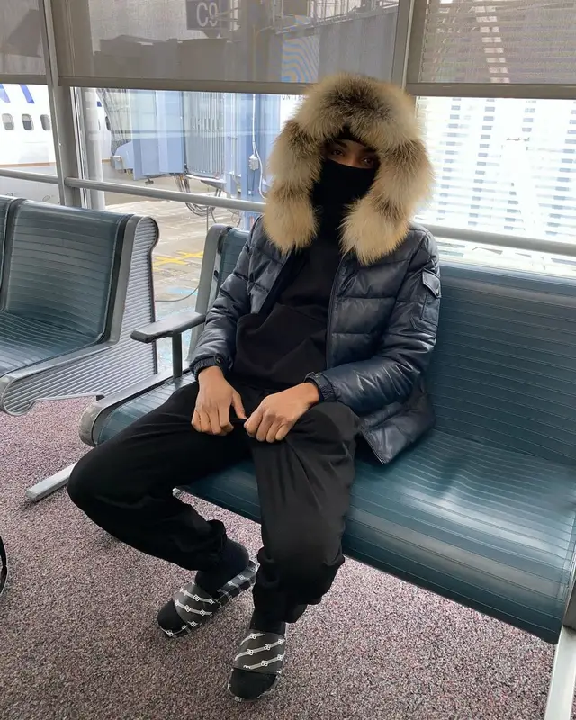 G Herbo outfit in Goose Country and Balenciaga, 2021