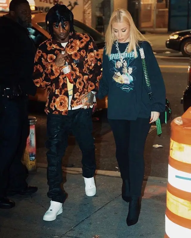 Playboi Carti outfit in Martine Rose, Rick Owens, and Nike, 2019