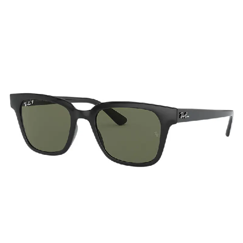 Ray-Ban Black Polarized Green Sunglasses $179
