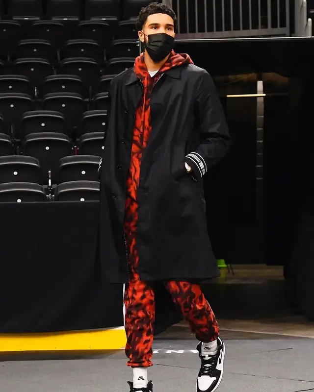Jayson Tatum outfit in Twenty Montreal, 2021
