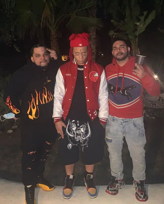 Trippie Redd outfit in Jordan and Shyne Boys, 2021