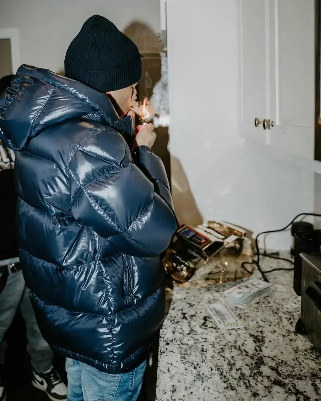 Lil Migo outfit in Dolce & Gabbana, Gucci, and Moncler, 2021