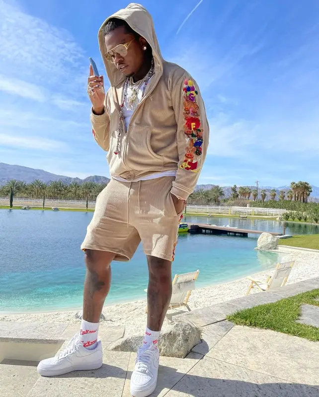 Gunna outfit in Doublet and Nike, 2021