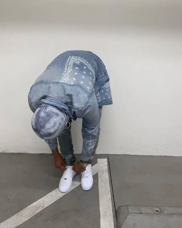 G Herbo outfit in Amiri and Nike, 2021