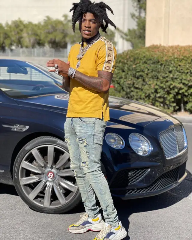 Yungeen Ace outfit in Gucci, Serenede, and Cartier, 2021