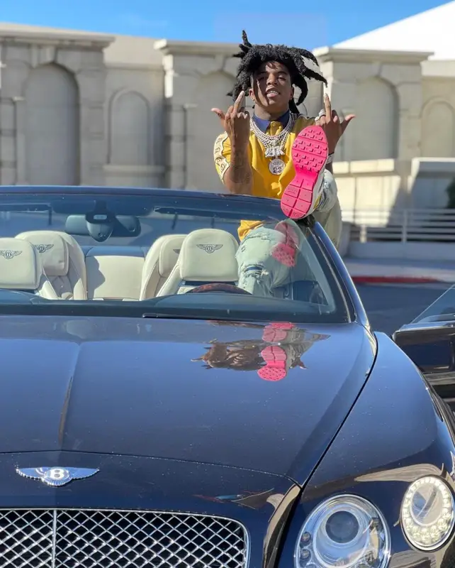 Yungeen Ace outfit in Gucci, Serenede, and Cartier, 2021