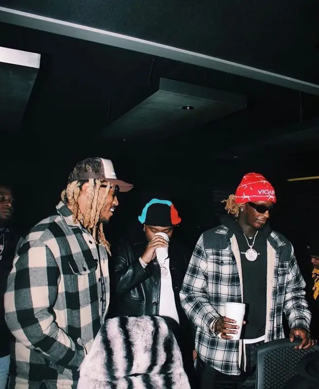 Young Thug outfit in Vicaire, 2021