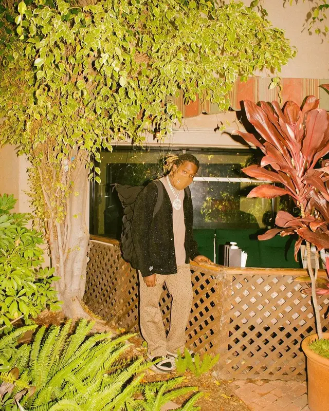 Don Toliver outfit in Pleasures, Bottega Veneta, and Cactus Jack, 2021