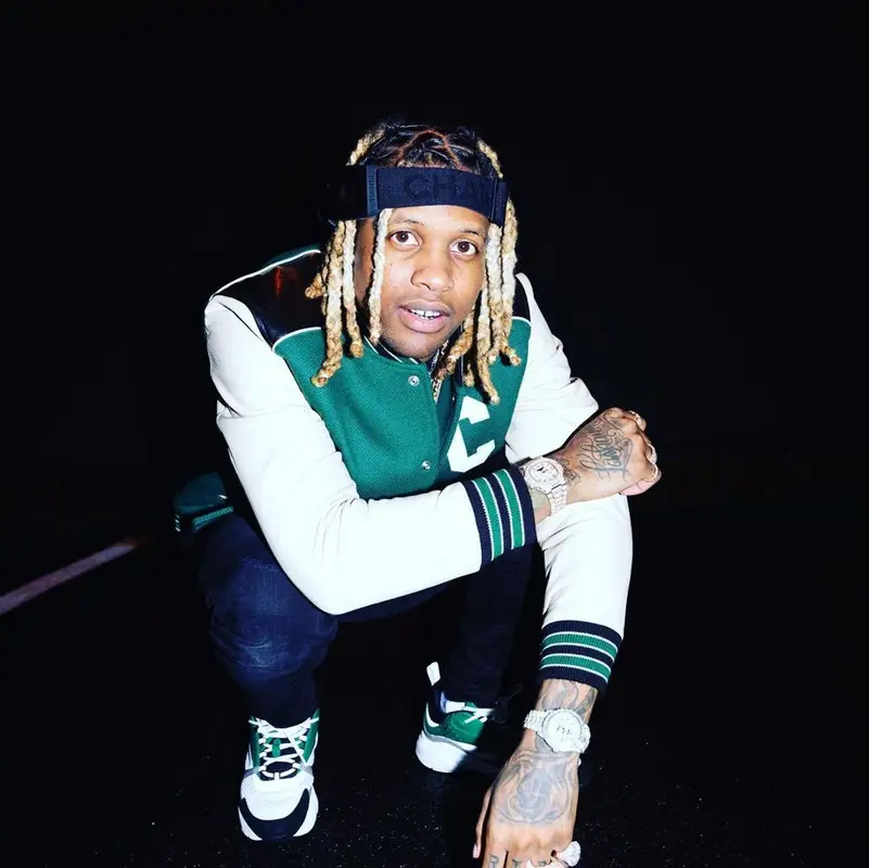 Lil Durk outfit in Celine, Dior, and Chanel, 2021