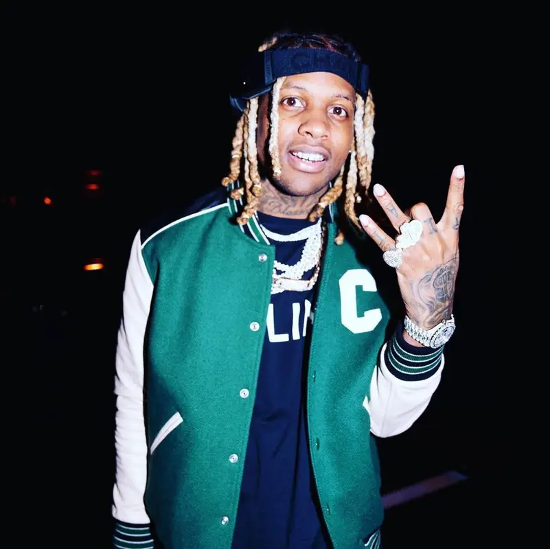 Lil Durk outfit in Celine, Dior, and Chanel, 2021