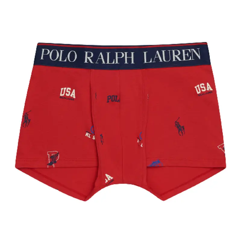 Polo Ralph Lauren Print Red Trunks $14