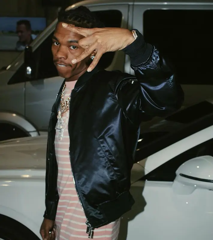 Lil Baby outfit in Dior and Nike, 2021